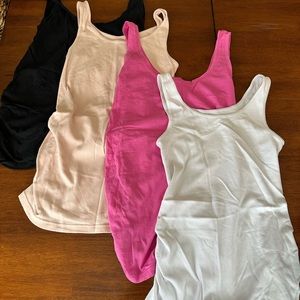 11 maternity tanks with size ruching. Size small old navy